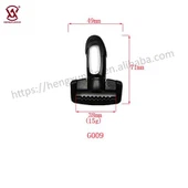 Snap obrotowy hak dla torby